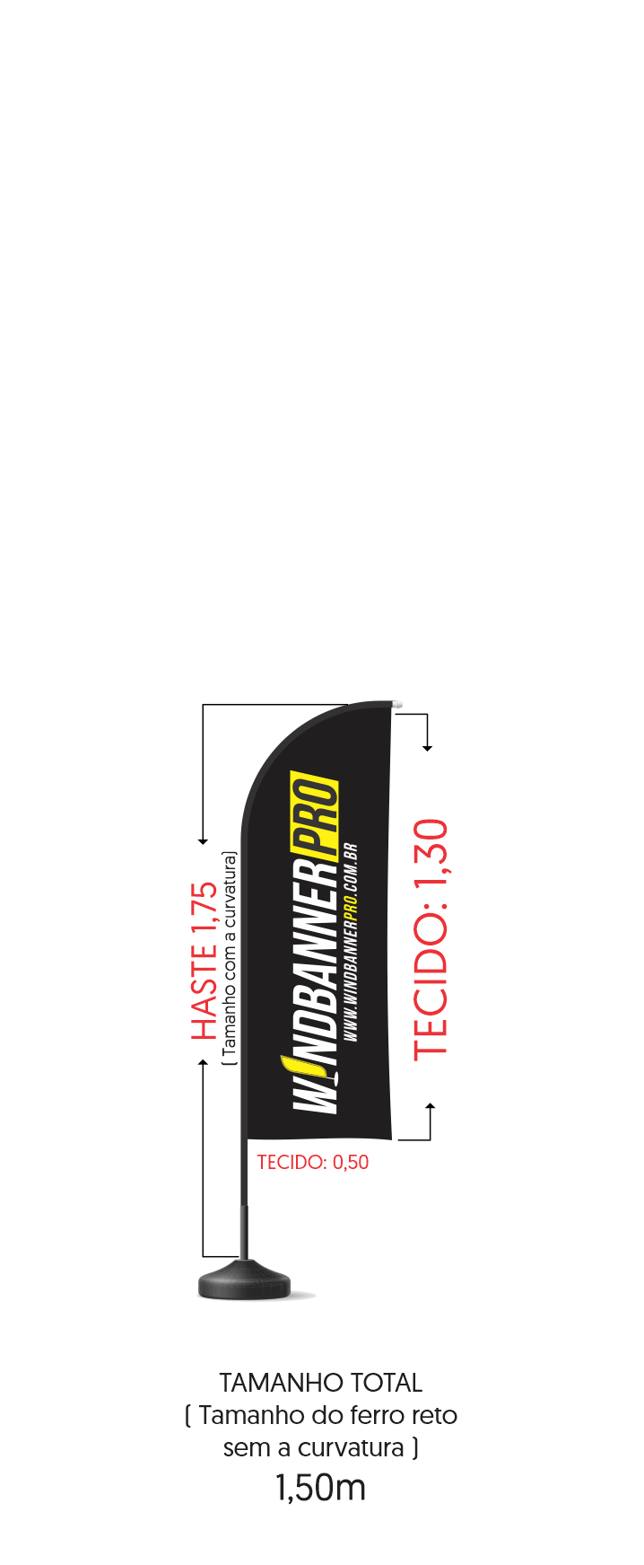 Windbanner Tamanho P